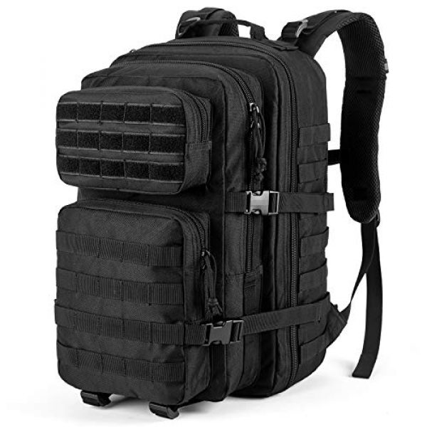 RUPUMPACK Tactical Backpack 1 RUPUMPACK Military Tactical Backpack Large Army 3 Day Assault Pack 42L Camping Survival Rucksack Molle Bug Out Bag with 3L Water Bladder