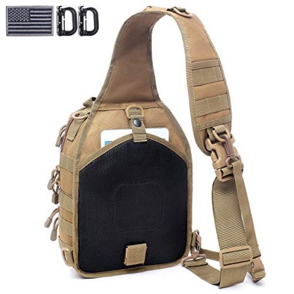 Tacticool Tactical Backpack 2 Tactical Sling Bag Pack Military Rover Shoulder Sling Backpack Molle Assault Range Bags Chest Pack Day Pack Diaper Bag