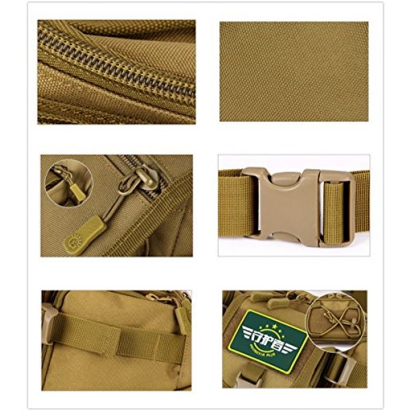 Unistrengh Tactical Pouch 4 UNISTRENGH Tactical Waist Pack Military Fanny Belt Pouch Waterproof Bum Bag for Outdoor Climbing Fishing Running Hunting