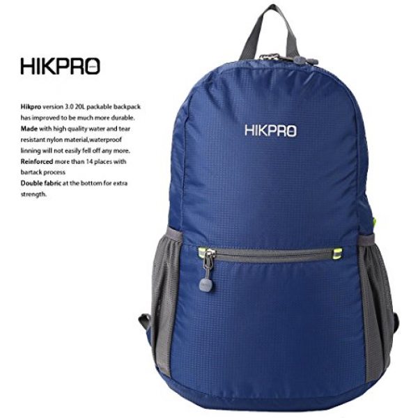 HIKPRO Tactical Backpack 2 HIKPRO 20L - The Most Durable Lightweight Packable Backpack, Water Resistant Travel Hiking Daypack for Men & Women