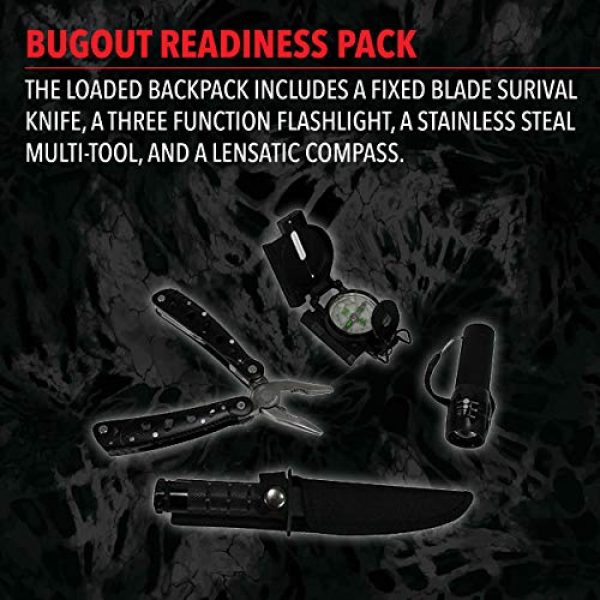 G.P.S. Tactical Backpack 5 G.P.S. Tactical Range Backpack, Gray Digital
