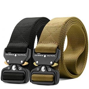 Fairwin Tactical Belt 1 Fairwin Tactical Belt, 1.5 Inch Wide Heavy Duty Military Style Tactical Belts for men