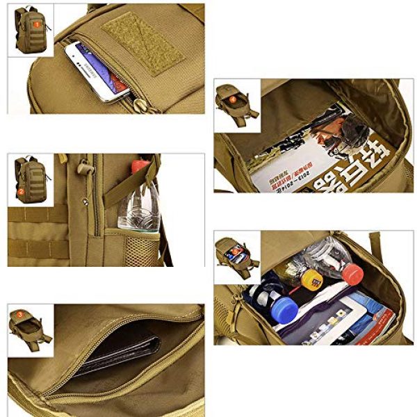 CREATOR Tactical Backpack 7 12L Tactical Backpack MOLLE Military Daypack Travel Bag for Hunting