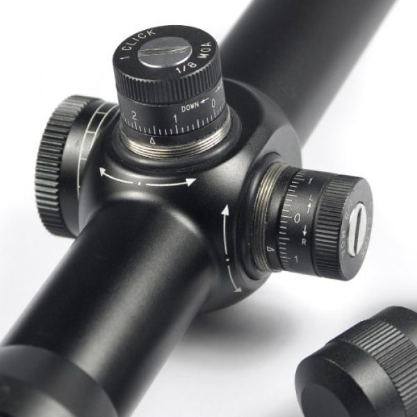 BARSKA Rifle Scope 3 BARSKA 5-20x50 Benchmark Targeting Riflescopes 30mm (Black Matte)