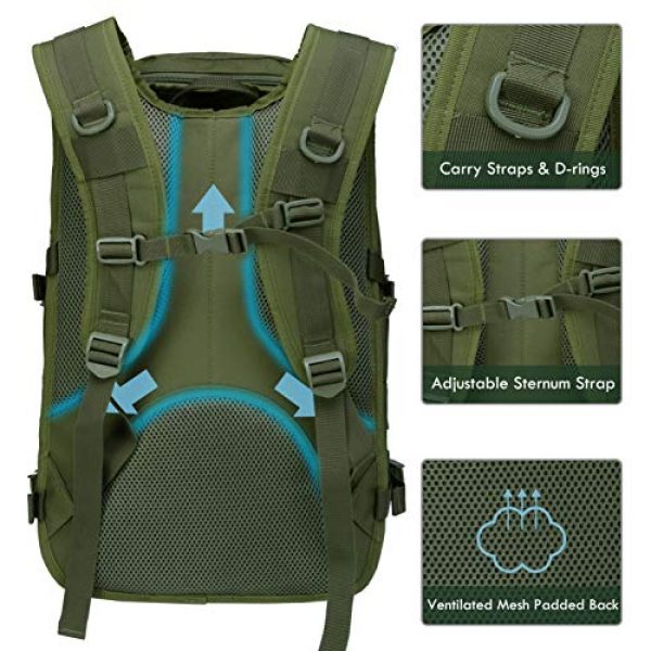T1FE 1SFE Tactical Backpack 3 T1FE 1SFE Tactical Military Backpack Molle Backpack 35L Tactical Survival Bag Bugout Assault Pack Laptop Rucksack