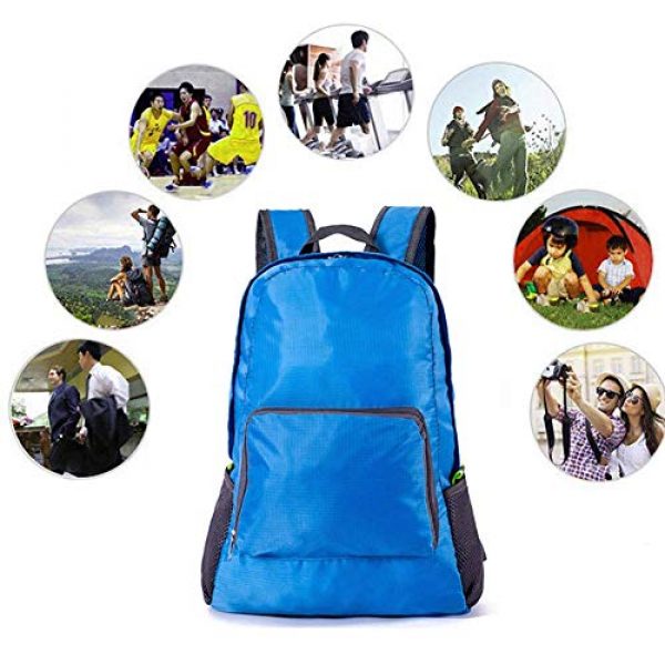 Bidiri Tactical Backpack 7 Bidiri Ultra Light Folding Backpack Waterproof Foldable Daypack Portable Travelling Pack Casual Handy Backpack for Hiking Camping Sports School for Men Women