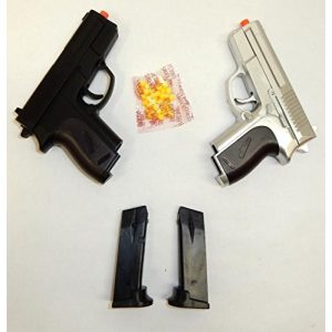 UKARMS Airsoft Pistol 1 UKARMS p.618 airsoft pistol dueling kit w 2 pistols airsoft gun set w 1000 bbs(Airsoft Gun)