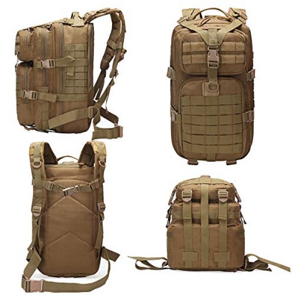 Suoki Tactical Backpack 3 Molle Assault Pack 45L Military Tactical Backpack 3 Day Pack Bag Survival Rucksack