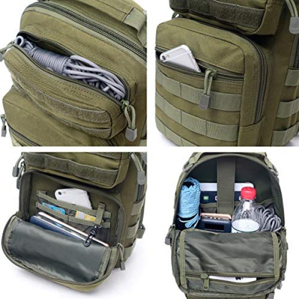 Tacticool Tactical Backpack 5 Tactical Sling Bag Pack Military Rover Shoulder Sling Backpack Molle Assault Range Bags Chest Pack Day Pack Diaper Bag