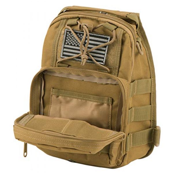 Luckin Packin Tactical Backpack 5 Luckin Packin Tactical Sling Bag,Military Rover Shoulder Sling Backpack,Tactical Sling Pack