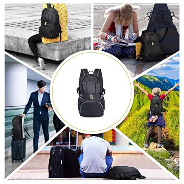 Surcotto Tactical Backpack 7 Surcotto Hiking Backpack, Foldable Water Resistant Daypack Packable Laptop Backpack Outdoor Camping