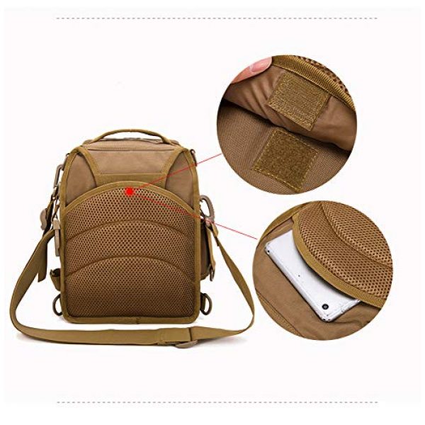 Ornate Tactical Backpack 5 Ornate Tactical Sling Bag, 600D Bug Out Molle Backpack