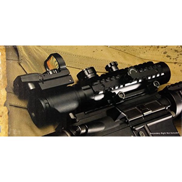 Ade Advanced Optics Rifle Scope 3 Ade Advanced Optics BE1-3X30IR Premium Illuminated Red Cross Electro Sight Riflescope, 1-3x 30mm