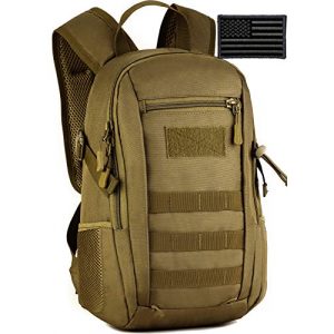 Protector Plus Tactical Backpack 1 Protector Plus Small Tactical Backpack Military School Daypack Army Assault Pack Bug Out Bag Cycling Hiking Camping Rucksack (Patch Included)