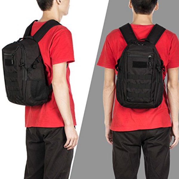 Wowelife Tactical Backpack 7 Wowelife Mini Tactical Backpack 10L Small Military Day Pack School Bag for Hunting Camping Trekking Travel