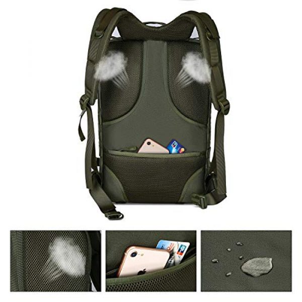 MOSISO Tactical Backpack 4 MOSISO 50L Tactical Backpack, Large Men 3 Day Assault Rucksack Military Daypack