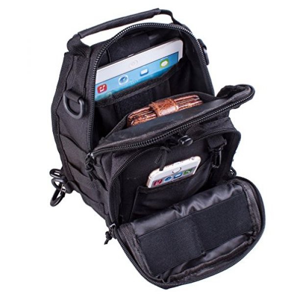 REDGO Tactical Backpack 5 REDGO Tactical Shoulder Chest Bag Military Crossbody Oxford Cloth Comfortable Crossed Backpack for Trekking Camping Hiking
