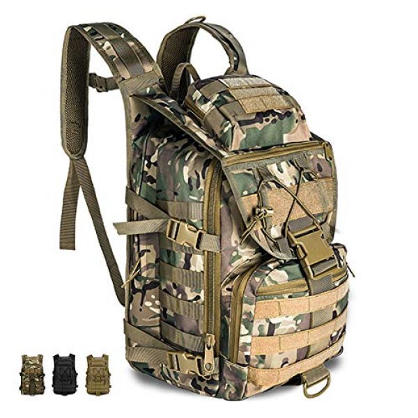 Tac Threads Tactical Backpack 1 Tac Threads 40L Military Tactical Molle Backpack Bug Out Heavy Duty EDC Bag