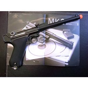 WE Airsoft Pistol 1 gbb-408l - WE full metal semi auto gas blowback pistol with free target trip tent and safety shooting glasses(Airsoft Gun)