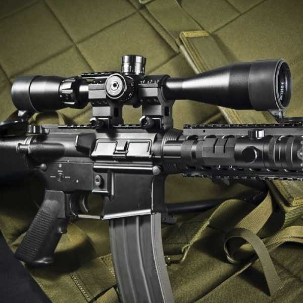 BARSKA Rifle Scope 3 BARSKA Ridgeline Side Parallax Riflescope (Black Matte, 6-24x44)