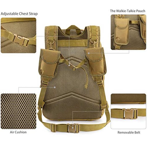 G4Free Tactical Backpack 5 G4Free Expandable Tactical Backpack Military Shoulder Pack 45L-50L Army Molle 3 Day Assault Rucksack