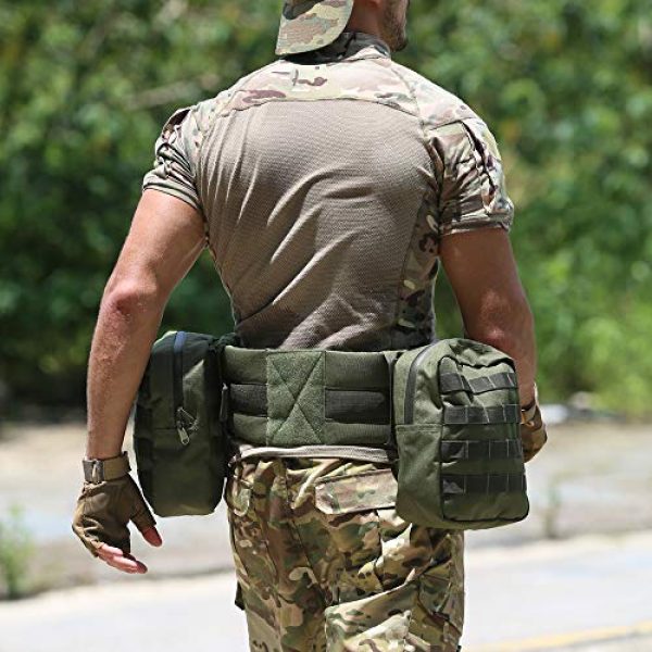 Akmax.cn Tactical Backpack 7 Military Army Backpack, MOLLE 2 Medium Rucksack with Removeable Shoulder Straps and Wasit Belt, Internal Frame
