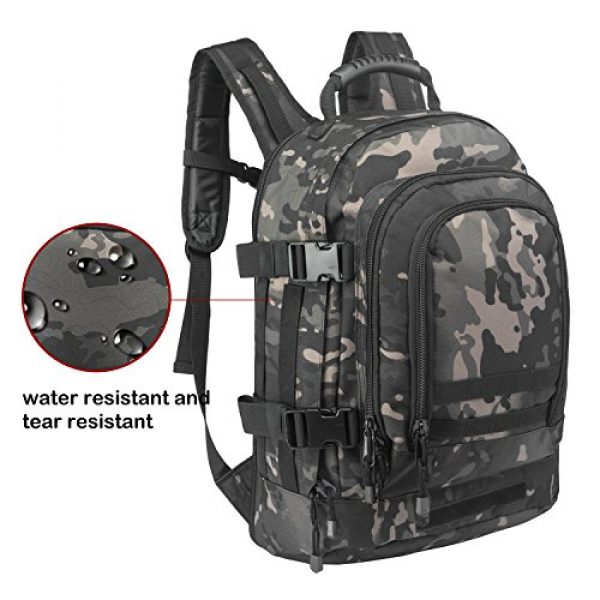 ARMYCAMO Tactical Backpack 3 ARMYCAMO Expandable Backpack 39L-64L Large Military Tactical Bug Out Bag Daypack