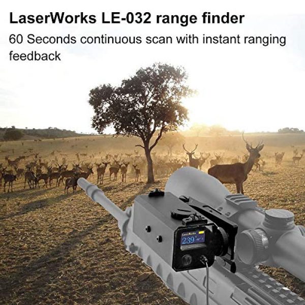 MASALING Rifle Scope 6 MASALING LE-032 Riflescope Mate rangefinder Tactical Rifle Scope Sight Rangefinder 700M Mini Tactical Outdoor Hunting Shooting Rangefinder