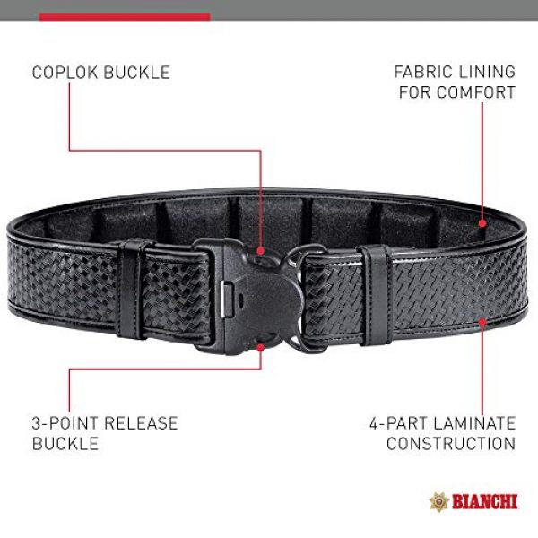 BIANCHI Tactical Belt 2 BIANCHI 7955 ErgoTek Duty Belt - 2.25" Belt Loop