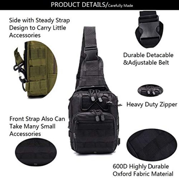 esbuy Tactical Backpack 2 Tactical Backpack Outdoor Shoulder Bag Satchel Sling Chest Packs Daypacks