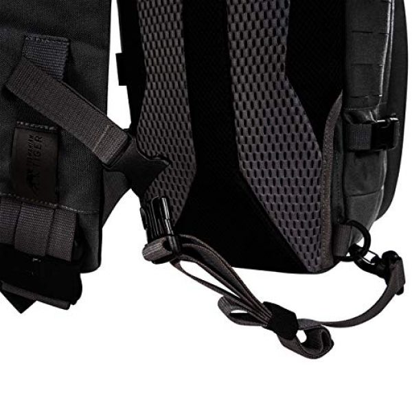 Tasmanian Tiger Tactical Backpack 6 Tasmanian Tiger TAC Sling Pack 12, Tactical Sling Bag with MOLLE, YKK Zippers, Hydration Compatible