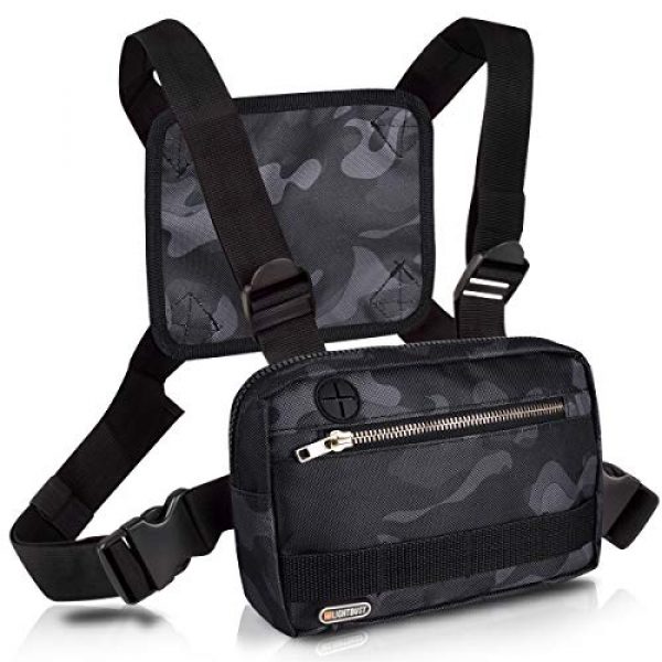 LIGHT DUST Tactical Backpack 3 LIGHT DUST Outdoor Sports Chest Bag,Tactical Chest Bag, Men's and Women's Equipment. Leisure Running, Hiking
