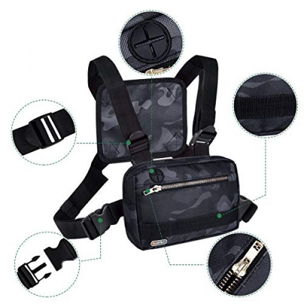 LIGHT DUST Tactical Backpack 2 LIGHT DUST Outdoor Sports Chest Bag,Tactical Chest Bag, Men's and Women's Equipment. Leisure Running, Hiking