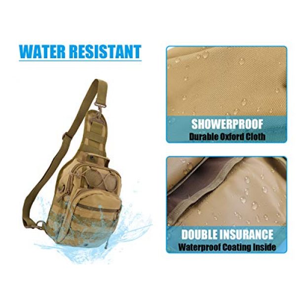 Gisdanchz Tactical Backpack 5 Gisdanchz Outdoor Tactical Molle Bag Military Backpack Sling Crossbody Shoulder Bags for Men Women