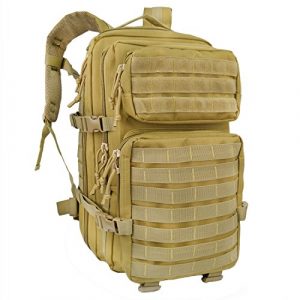 WEDO Tactical Backpack 1 Tactical Backpack for Men, Large Black Military Army Molle Bag Tactical Backpacks
