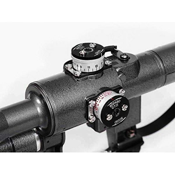 DB TAC INC Rifle Scope 5 DB TAC INC SVD Dragunov Scope SVD 4x24 First Focal Plane Hunting FFP Illuminated Rangefinding Reticle