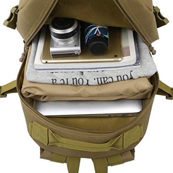 RUI NUO Tactical Backpack 7 RUI NUO 35L Military Backpack Tactical Backpack Army Backpack MOLLE Assault Backpack Tactical Combat Backpack Emergency Bag for Hunting Hiking Camping & Outdoor Activity