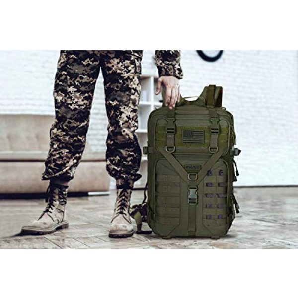 MOSISO Tactical Backpack 7 MOSISO 50L Tactical Backpack, Large Men 3 Day Assault Rucksack Military Daypack