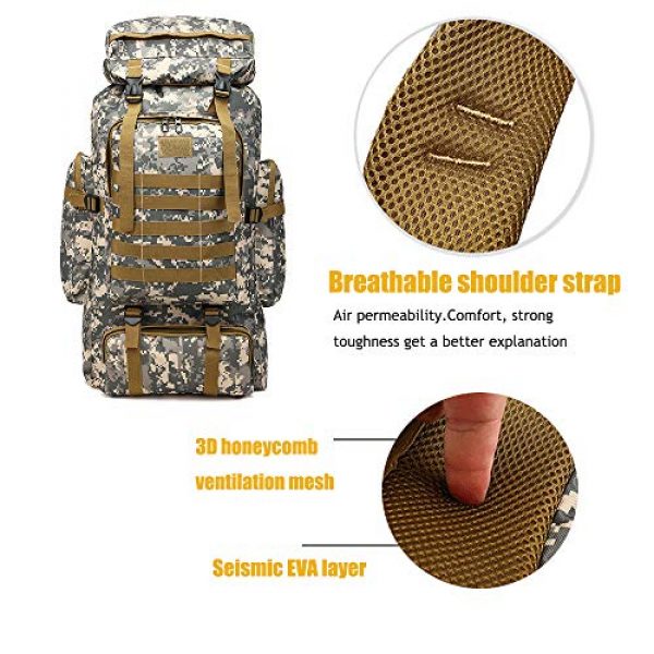 ÖSSZEFUT Tactical Backpack 4 Military Tactical Backpack 70L/80L Large Camping Hiking Backpack for men Rucksack Waterproof Traveling Daypack