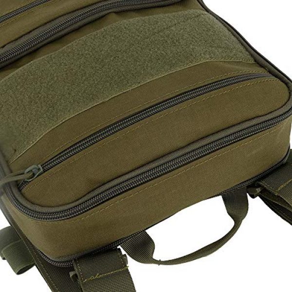 Huenco Tactical Backpack 6 Huenco Tactical MOLLE Military Day Pack Variable Capacity Assault Backpack for Adventure Traveling School