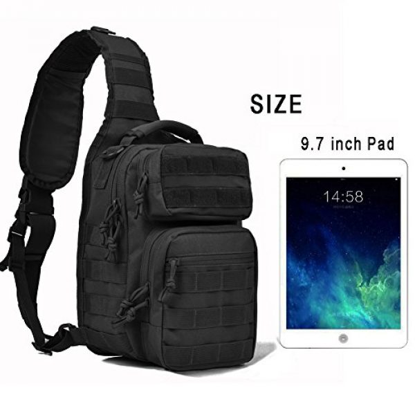 REEBOW GEAR Tactical Backpack 2 REEBOW GEAR Tactical Sling Bag Pack Military Rover Shoulder Sling Backpack Small