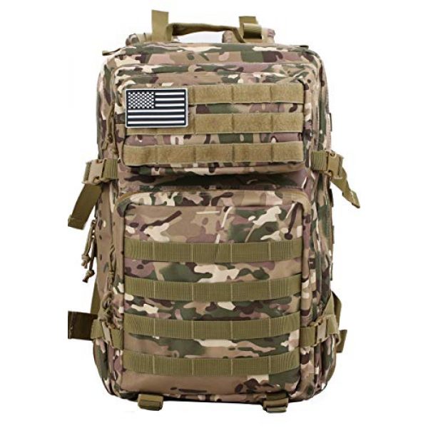 Luckin Packin Tactical Backpack 3 Luckin Packin Tactical Backpack,Military Backpack,Molle Bag Rucksack Pack,45 Liter Large