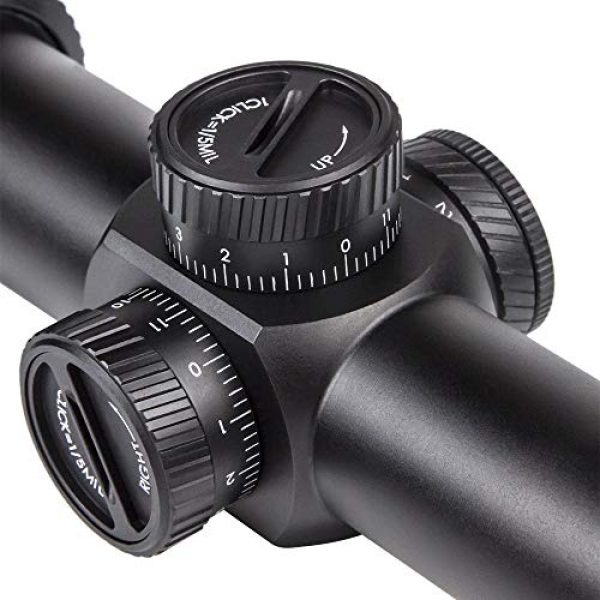 Marcool Rifle Scope 5 Marcool 1-6X24 Rifle Scope HD IR 1/5MIL Tactical Hunting Aim Red Dot Point Hunting Optics Sight