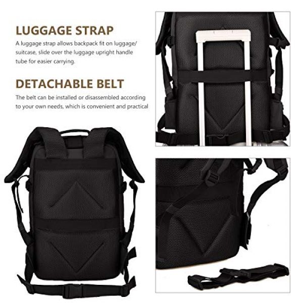 ArcEnCiel Tactical Backpack 3 ArcEnCiel Tactical Backpack Military Army 3 Day Assault Rucksack Pack 45L Molle Pack with Patch - Rain Cover Included
