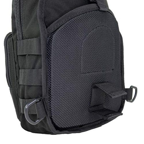 LINE2design Tactical Backpack 3 LINE2design First Aid Sling Backpack - EMS Equipment Emergency Medical Supplies Tactical Range Shoulder Molle Bag - Heavy Duty Sports Outdoor Rescue Pack - Perfect for Camping Hiking Trekking - Black