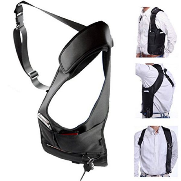 ECYC Tactical Backpack 1 ECYC Men Security Holster Strap Messenger Bags Underarm Shoulder Bag Burglar Phone Pouch Tactical Bag