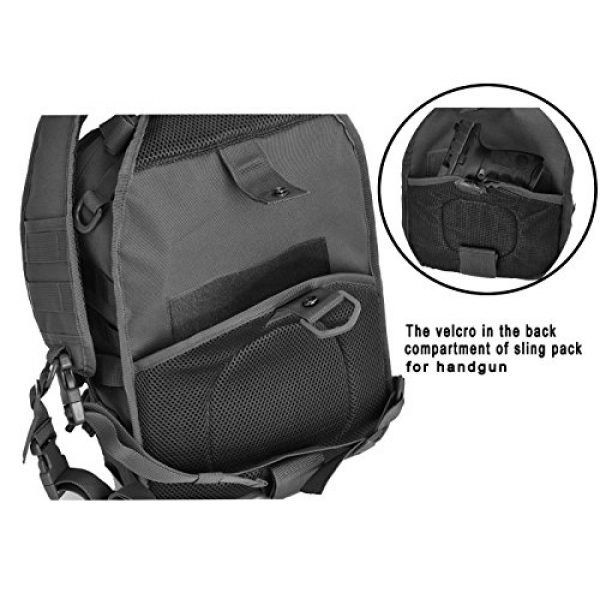 Gowara Gear Tactical Backpack 4 Gowara Gear Tactical Sling Bag Pack Military Backpack Range Bags Black