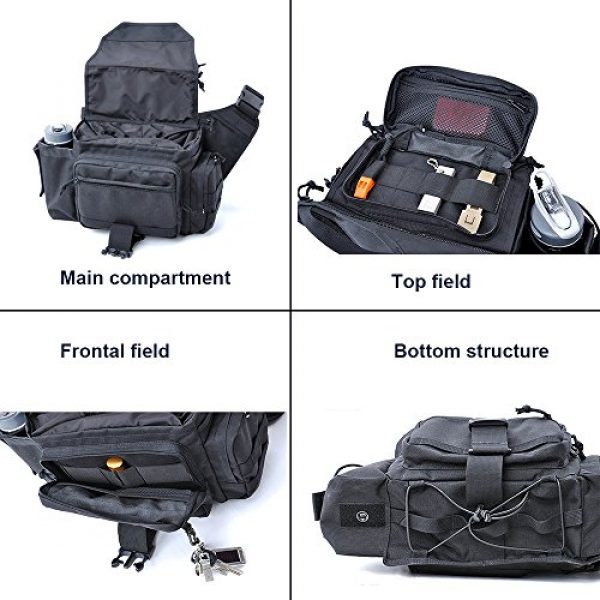 SHANGRI-LA Tactical Backpack 5 SHANGRI-LA Multi-functional Tactical Messenger Bag Camera Molle Assault Gear Sling Pack
