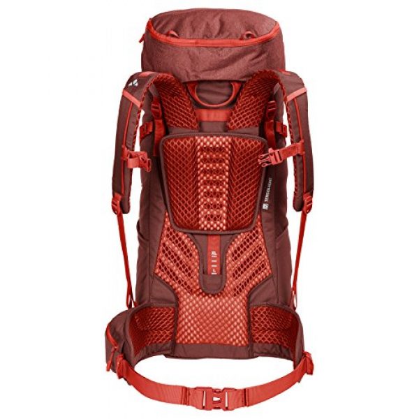 VAUDE Tactical Backpack 2 VAUDE Asymmetric 42+8 Backpack - Lightweight Touring Backpack for Multi-Day Hikes, Trekking and Backpacking - Adjustable Suspension System - 50 Litre Volume
