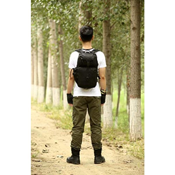 Protector Plus Tactical Backpack 4 Protector Plus Tactical Motorcycle Backpack Small Military MOLLE Cycling Hydration Daypack (Rain Cover & Patch Included)